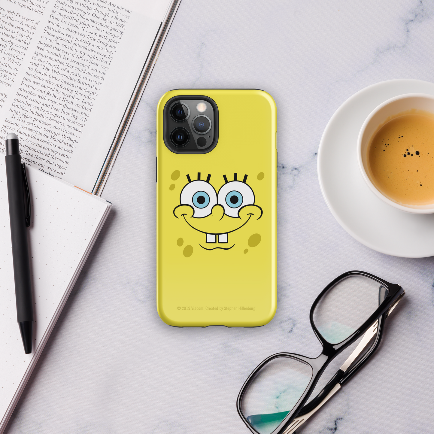 SpongeBob SquarePants Happy Face Tough Phone Case - iPhone