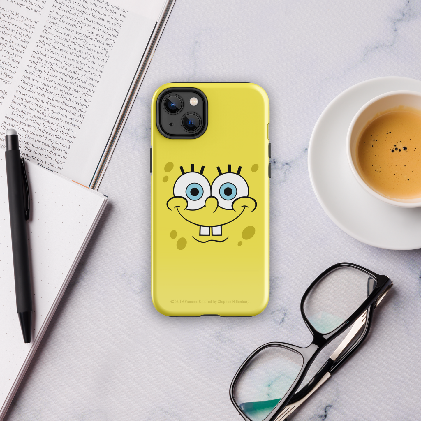 SpongeBob SquarePants Happy Face Tough Phone Case - iPhone