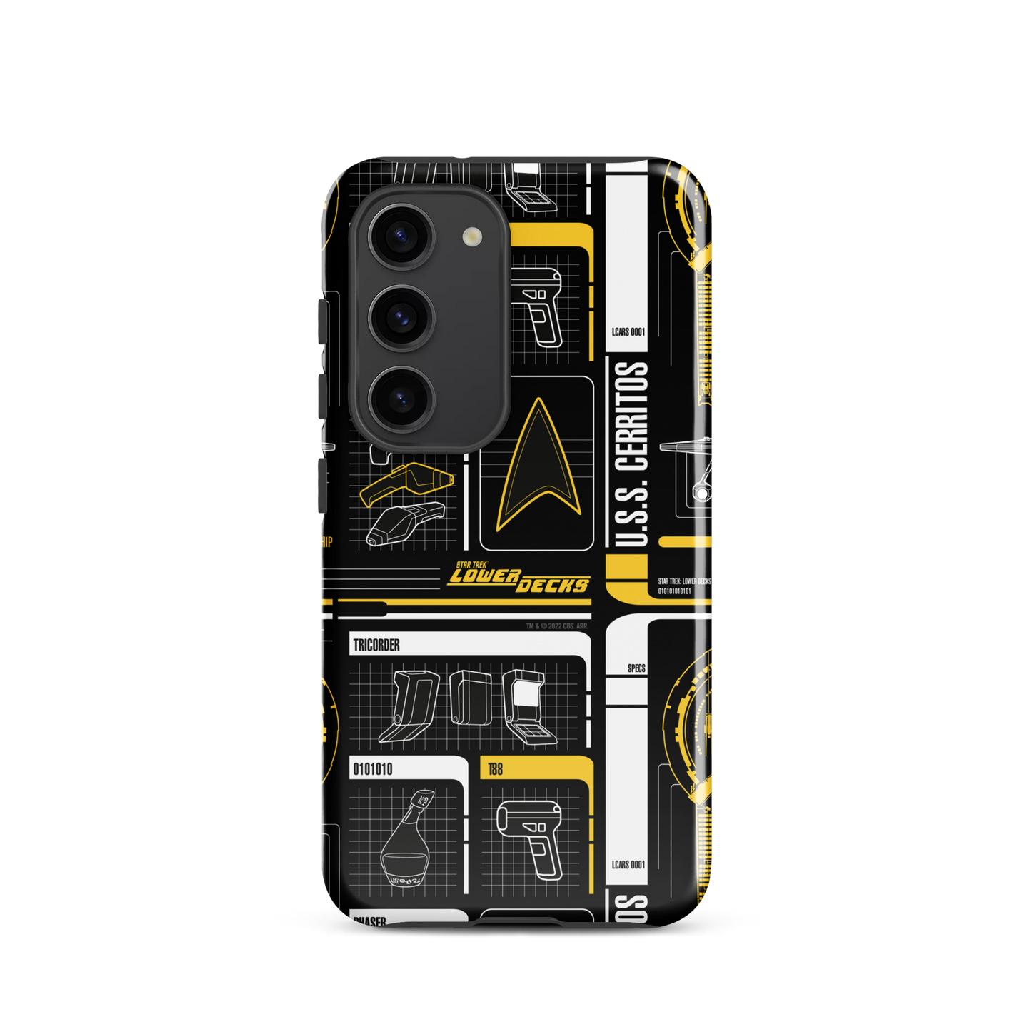 Star Trek: Lower Decks U.S.S Cerritos Pattern Tough Phone Case - Samsung