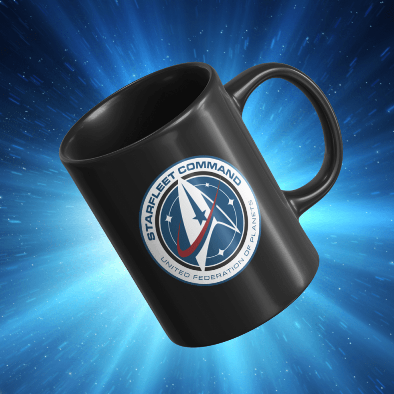 Star Trek: Discovery Starfleet Command Black Mug