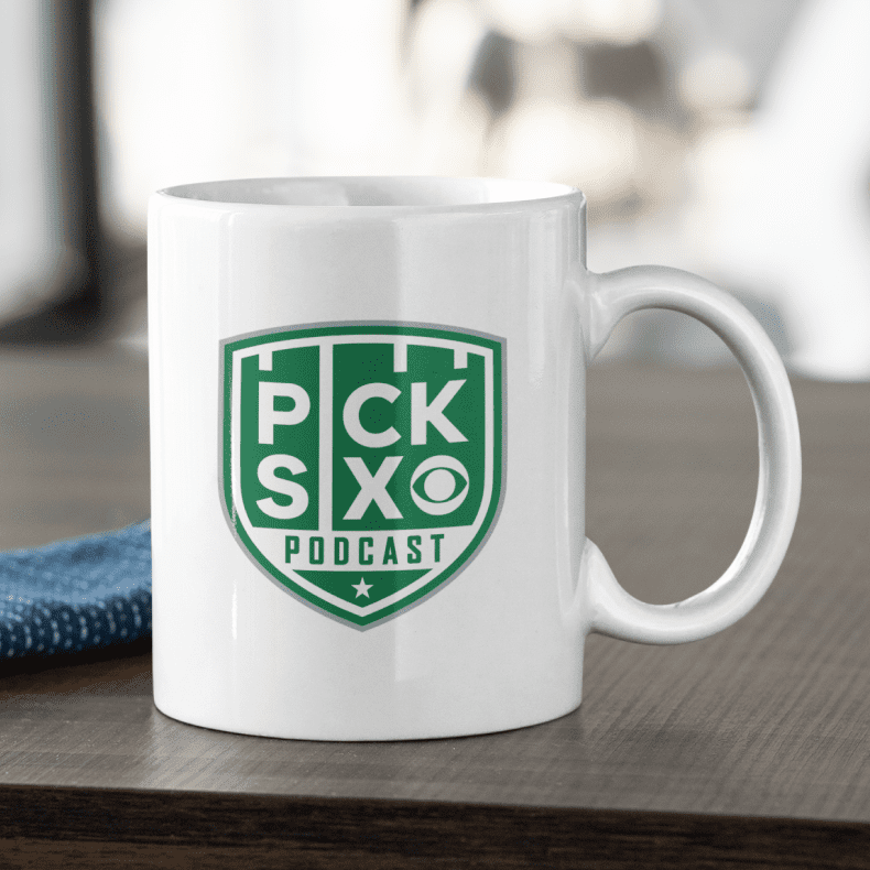 Pick Six Podcast White Mug