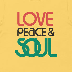 Soul Train Love Peace and Soul T-Shirt