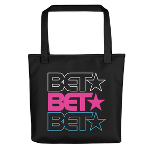 BET Repeat Premium Tote Bag