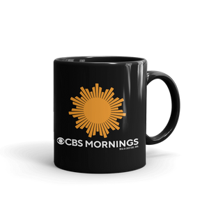 CBS News CBS Mornings Black Mug