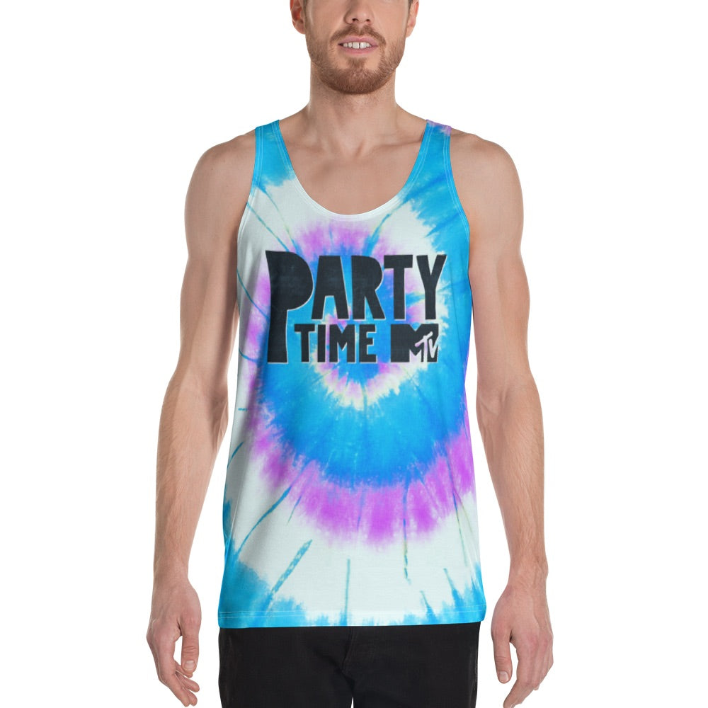 MTV Spring Break Party Time Tie-Dye Tank Top