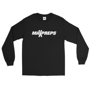 Max Preps MaxPreps Logo White Adult Long Sleeve T-Shirt