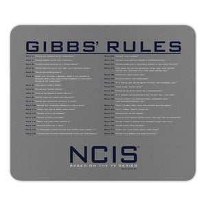 NCIS Gibbs Rules Mouse Pad