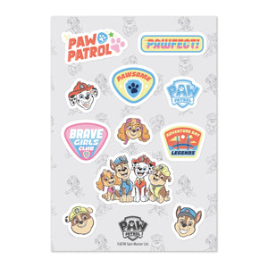 PAW Patrol Roll With The Pack Kiss Cut Sticker Sheet