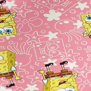 SpongeBob SquarePants Pink Jellyfish Wrapping Paper