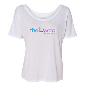 The L Word: Generation Q Tropical Logo Women's Relaxed T-Shirt