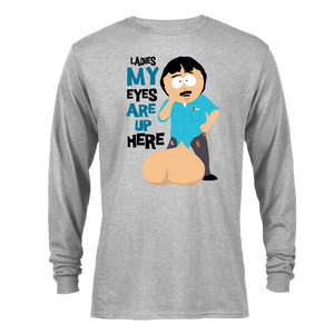 South Park Randy Eyes Up Here Adult Long Sleeve T-Shirt