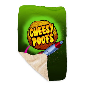 South Park Cheesy Poofs Sherpa Blanket
