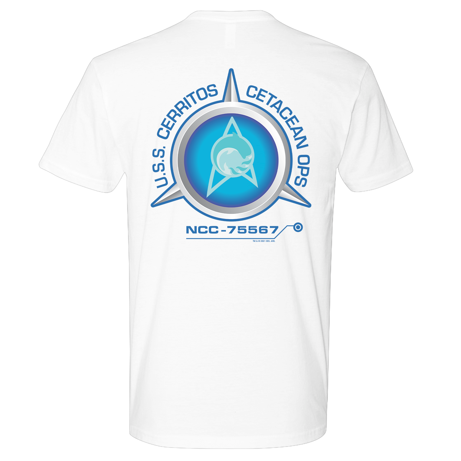 Star Trek: Lower Decks Cetacean Ops Delta Logo Adult Short Sleeve T-Shirt