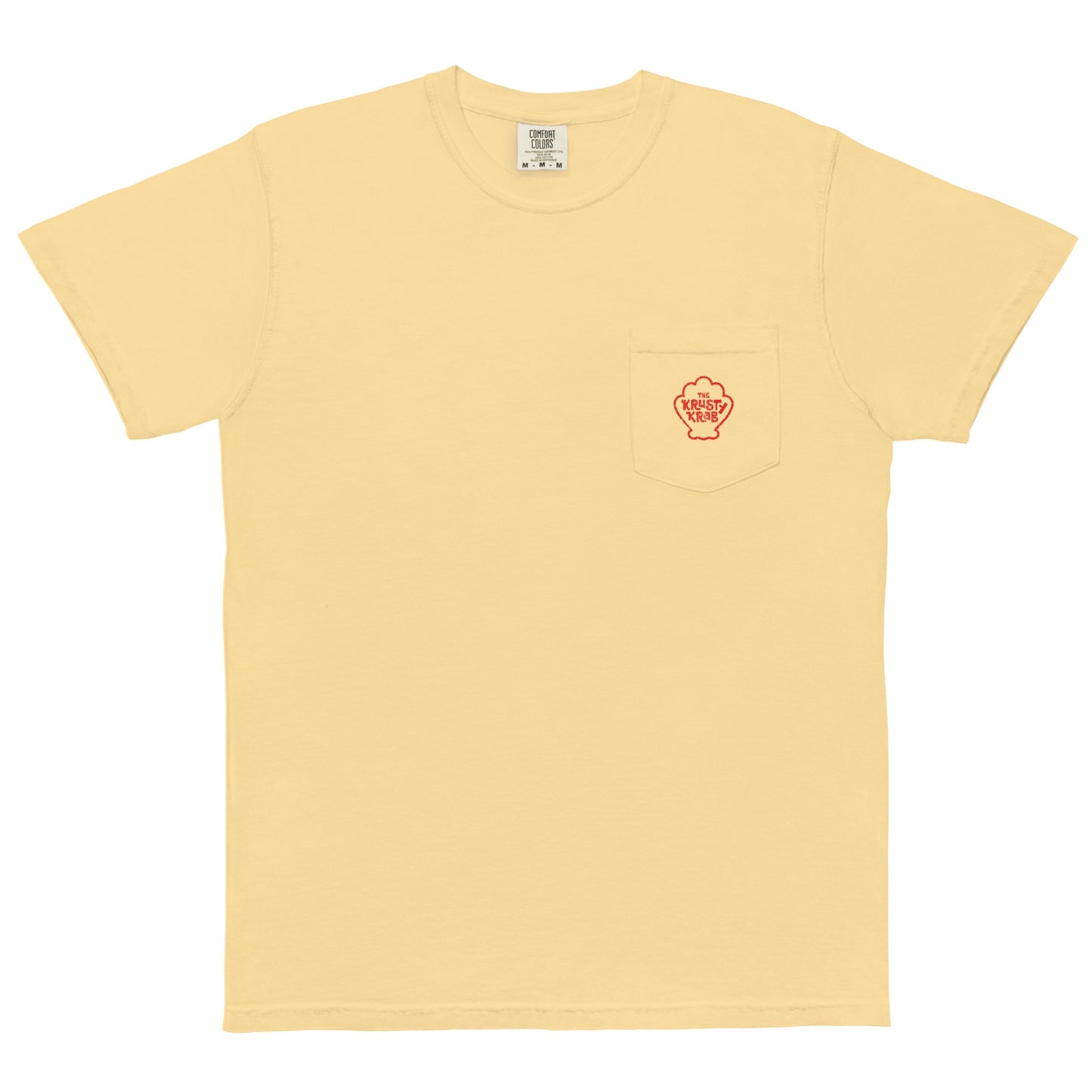 SpongeBob Krusty Krab Comfort Colors Pocket T-Shirt