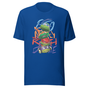 Teenage Mutant Ninja Turtles: Mutant Mayhem Faces Adult Short Sleeve T-Shirt