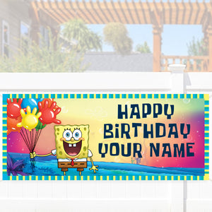 Spongebob Squarepants Personalized Banner