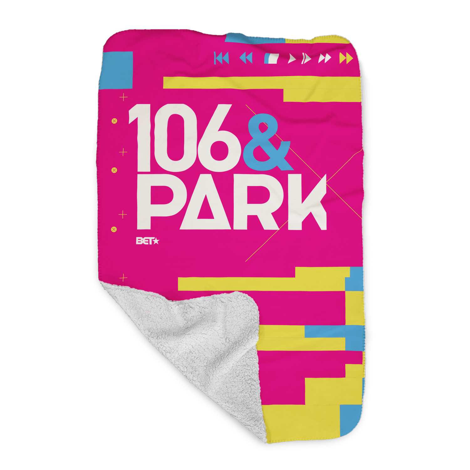 106 & Park Composition Sherpa Blanket - Paramount Shop