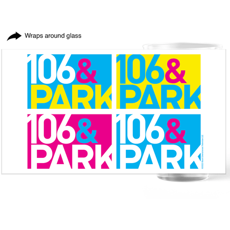 106 & Park Square Logo 17 oz Pint Glass - Paramount Shop