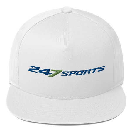 247 Sports Logo Embroidered Flat Bill Hat - Paramount Shop