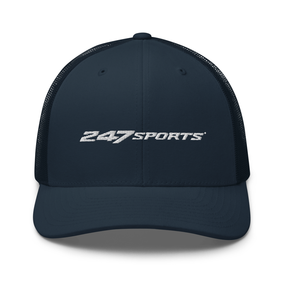 247 Sports White Logo Retro Trucker Hat - Paramount Shop