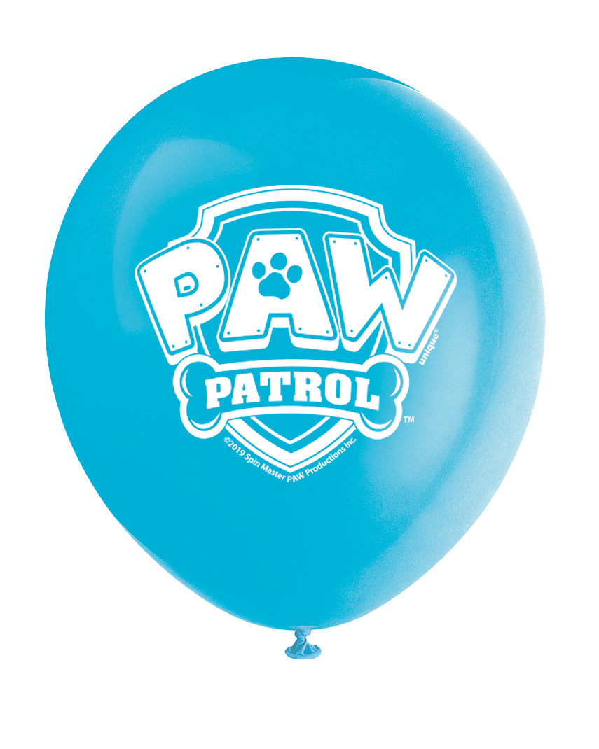 Bolsas Cumpleaños Personalizadas Paw Patrol Niño 10 Unidades
