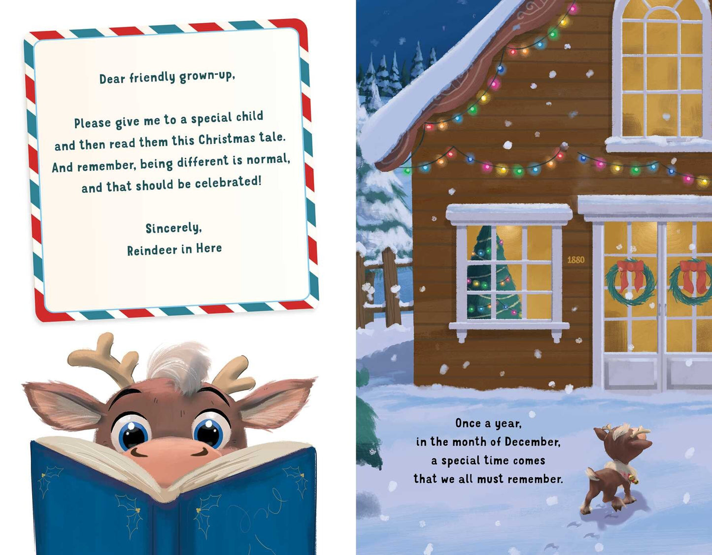 Reindeer in Here (Book & Plush) : A Christmas Friend