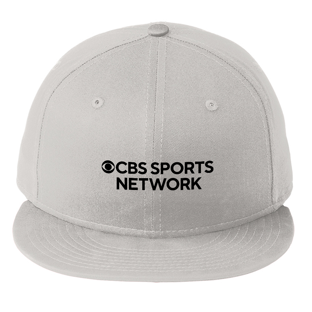 CBS Sports Network Logo Embroidered Flat Bill Hat