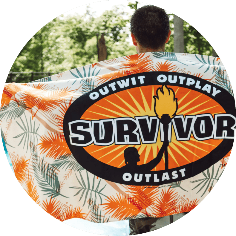 Survivor Strandtuch mit Tribal-Print