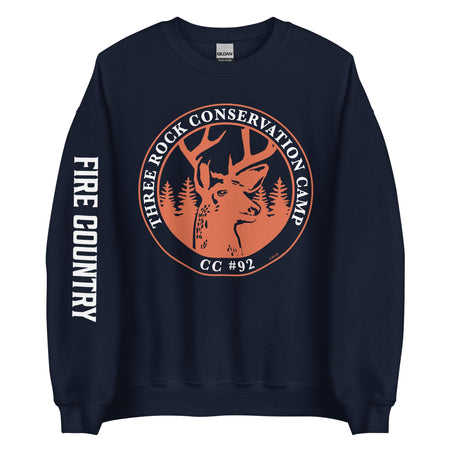 Camp de conservation Fire Country Three Rock Unisexe Sweatshirt