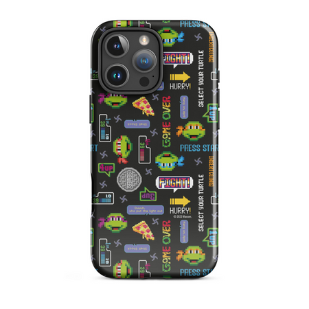 Teenage Mutant Ninja Turtles Video Game Pattern Tough Phone Case - iPhone