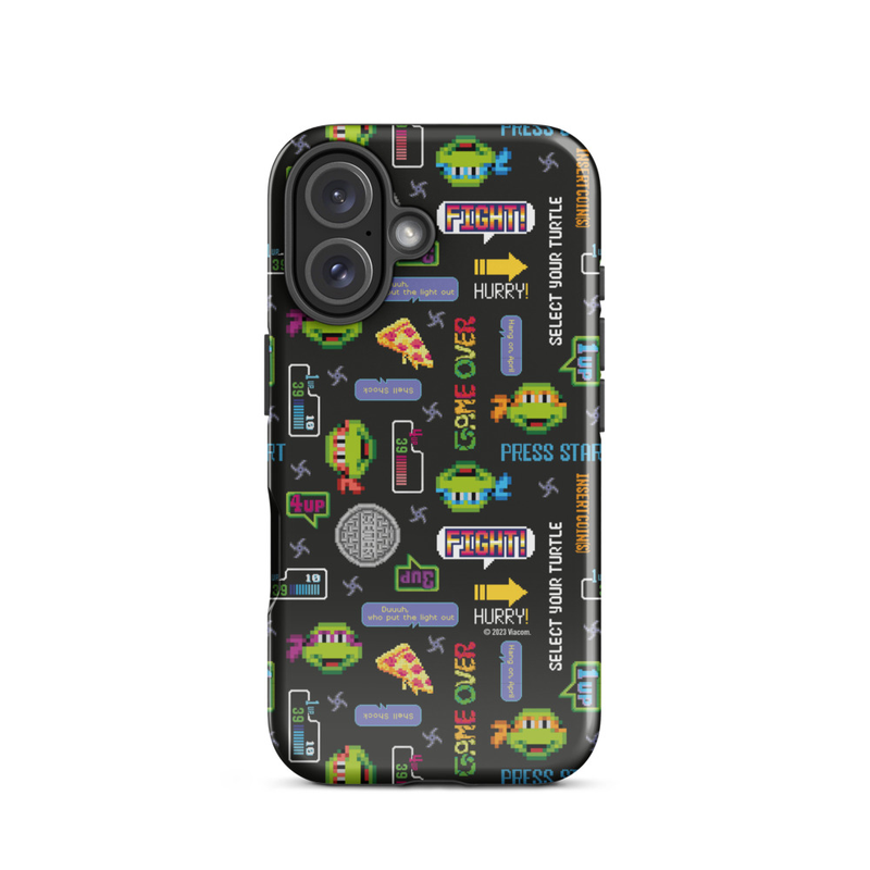 Teenage Mutant Ninja Turtles Coque résistante pour iPhone avec motif de jeu vidéo