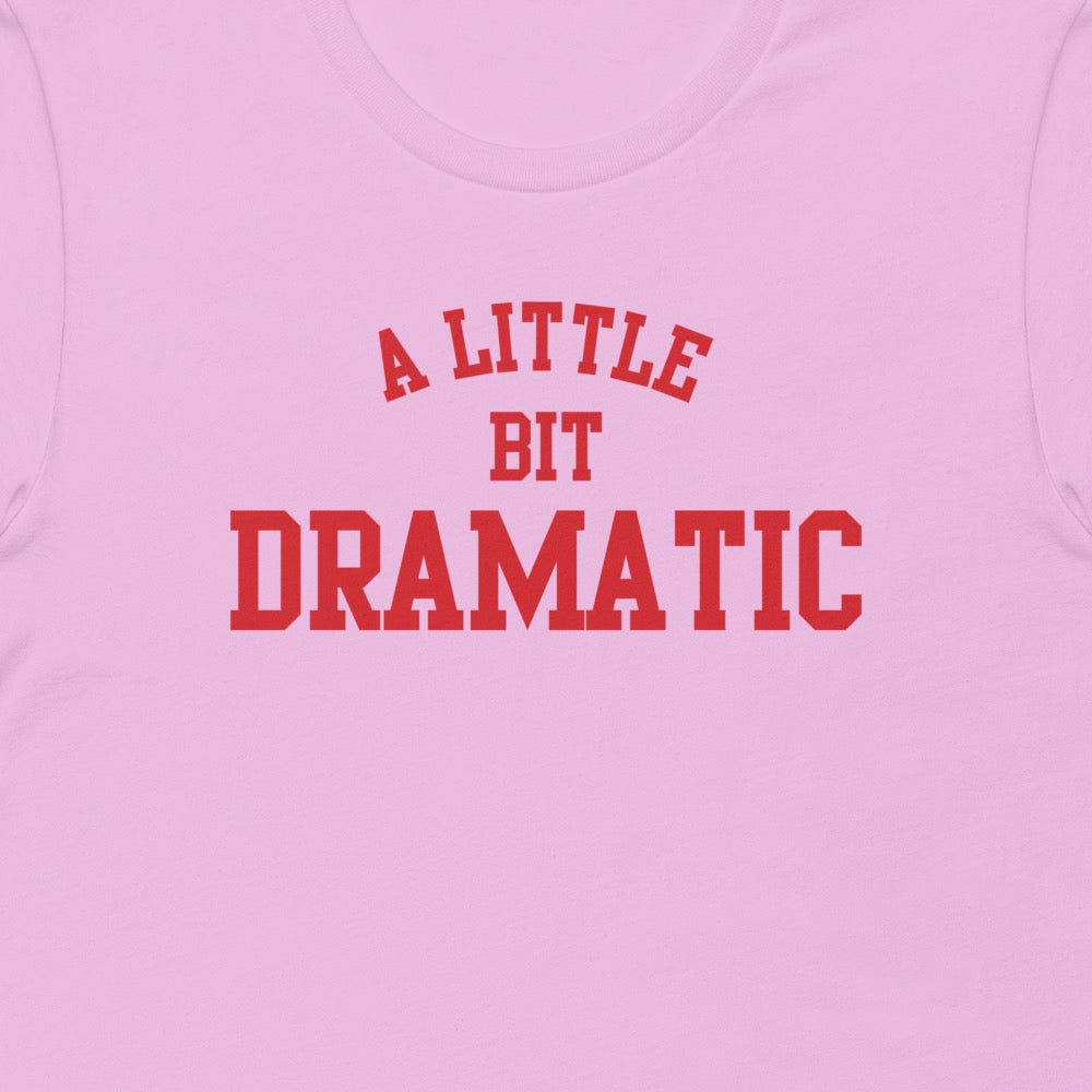 A Little Bit Dramatic Shirt, A Little Dramatic Tank top, Mean Girls Shirt,  by Velvet Apparel (Small, s) White at  Women's Clothing store