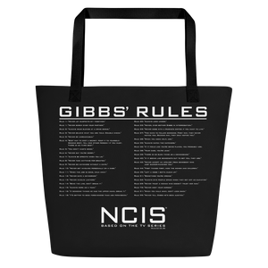 NCIS Gibbs Rules Premium Tote Bag