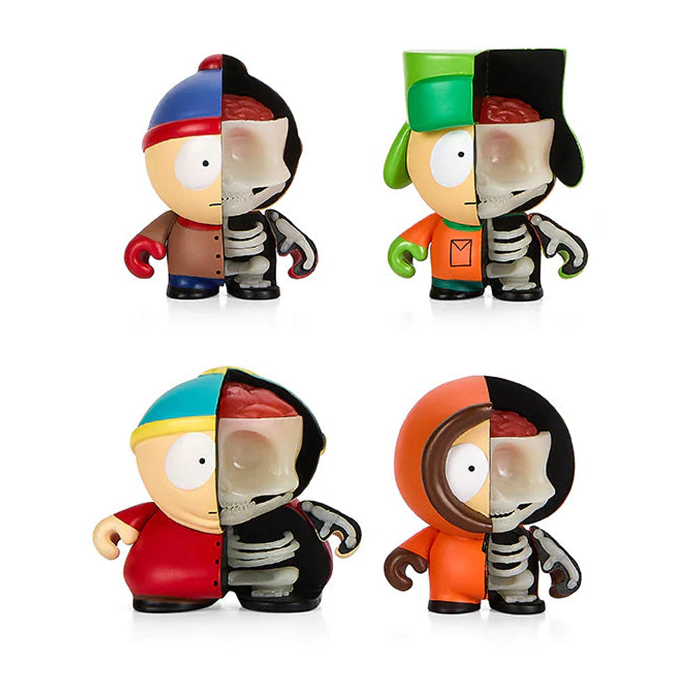 South Park Anatomy Boys 4-Pack Kidrobot Figuras de Vinilo