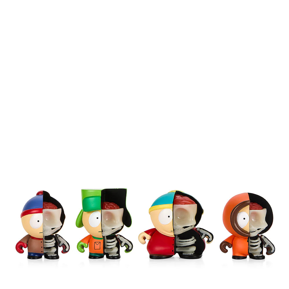 South Park Anatomie Jungen 4er-Pack Kidrobot Vinyl Figuren