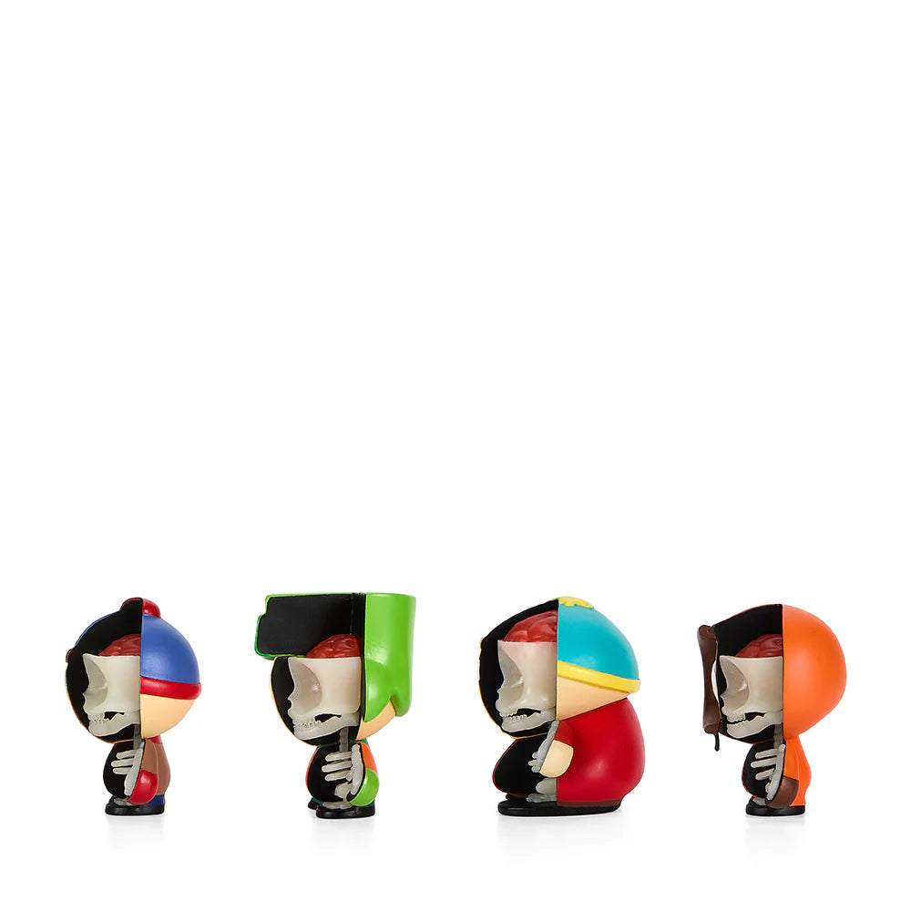 South Park Anatomie Jungen 4er-Pack Kidrobot Vinyl Figuren