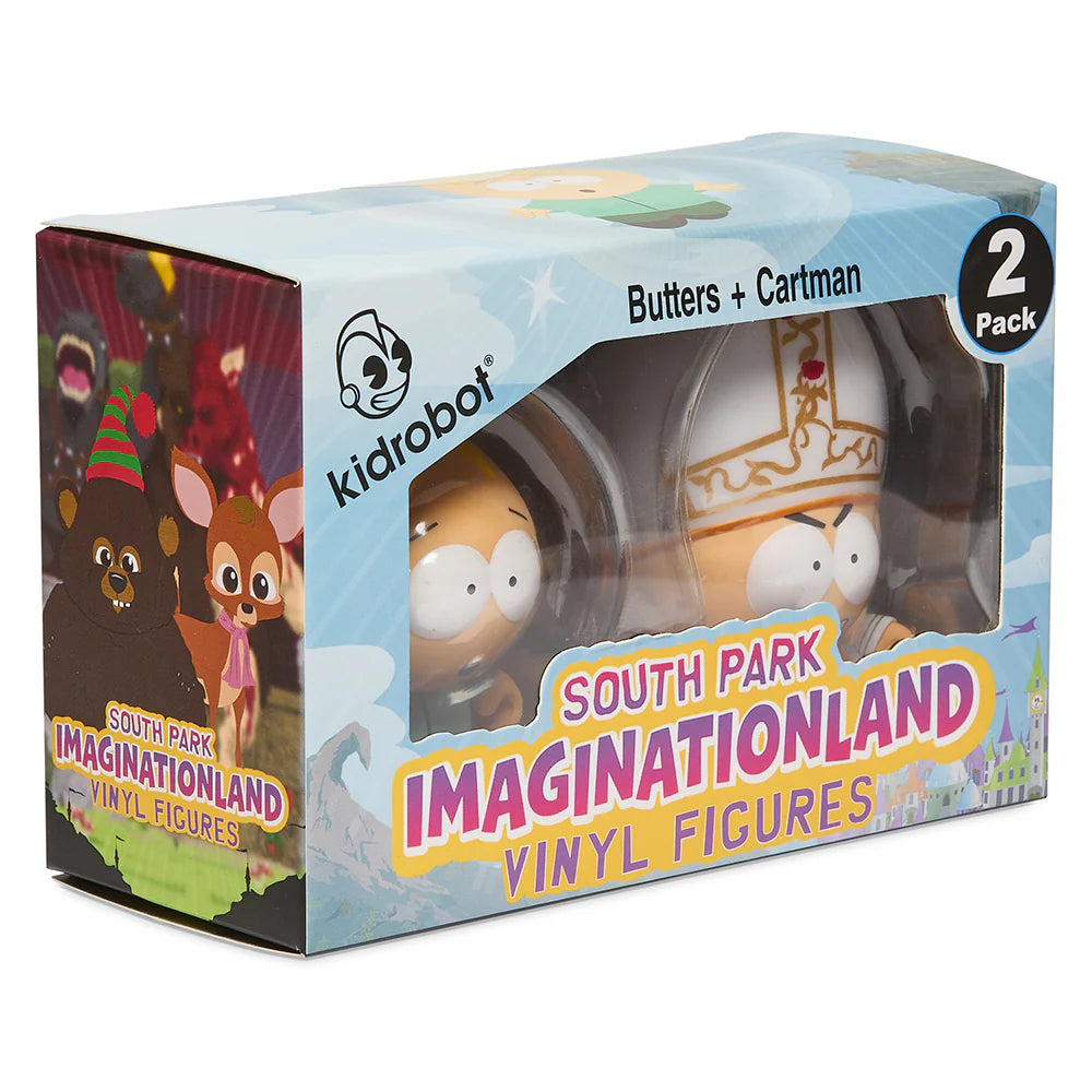 South Park Imaginationland Butters y Cartman 3" Kidrobot Vinilo Figuras