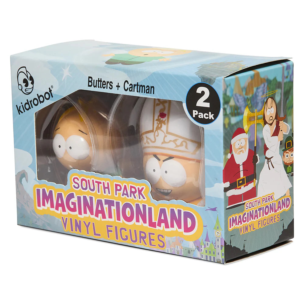 South Park Imaginationland Butters and Cartman Kidrobot Vinyl Figures