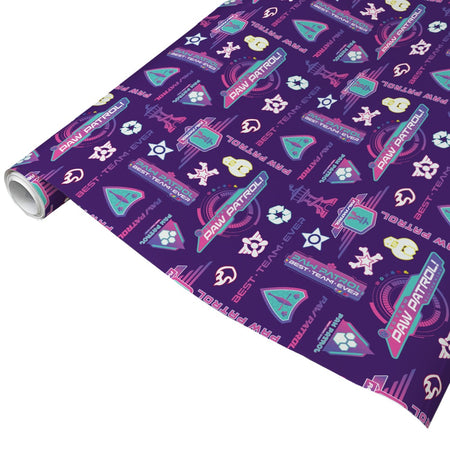 Paw Patrol Evergreen Pattern Gift Wrap