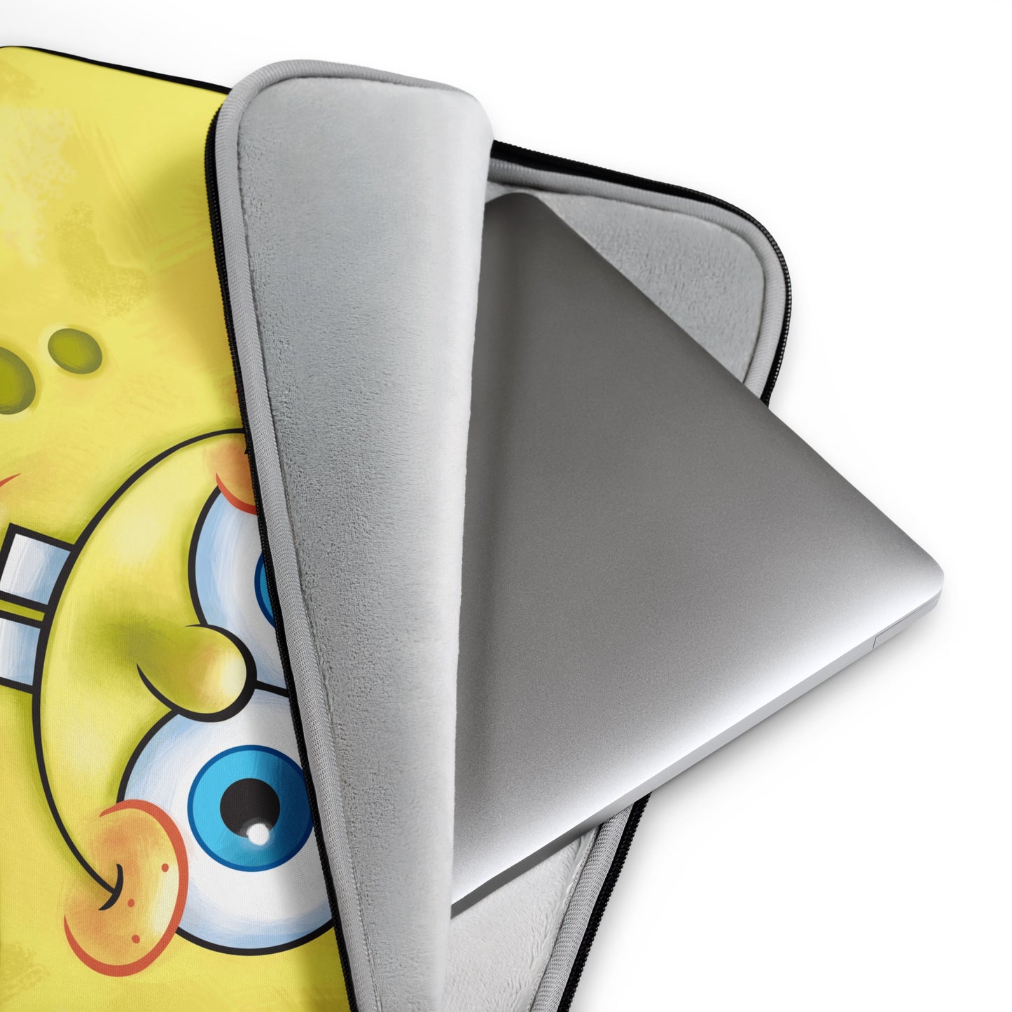 Spongebob Face Laptop Sleeve