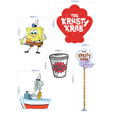 Spongebob Squarepants The Krusty Krabs Wall Stickers