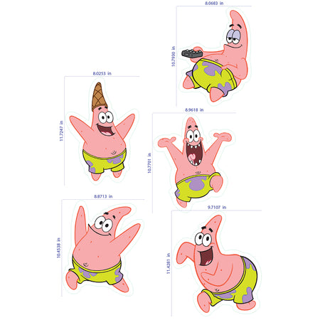 Spongebob Squarepants Patrick Wall Autocollants