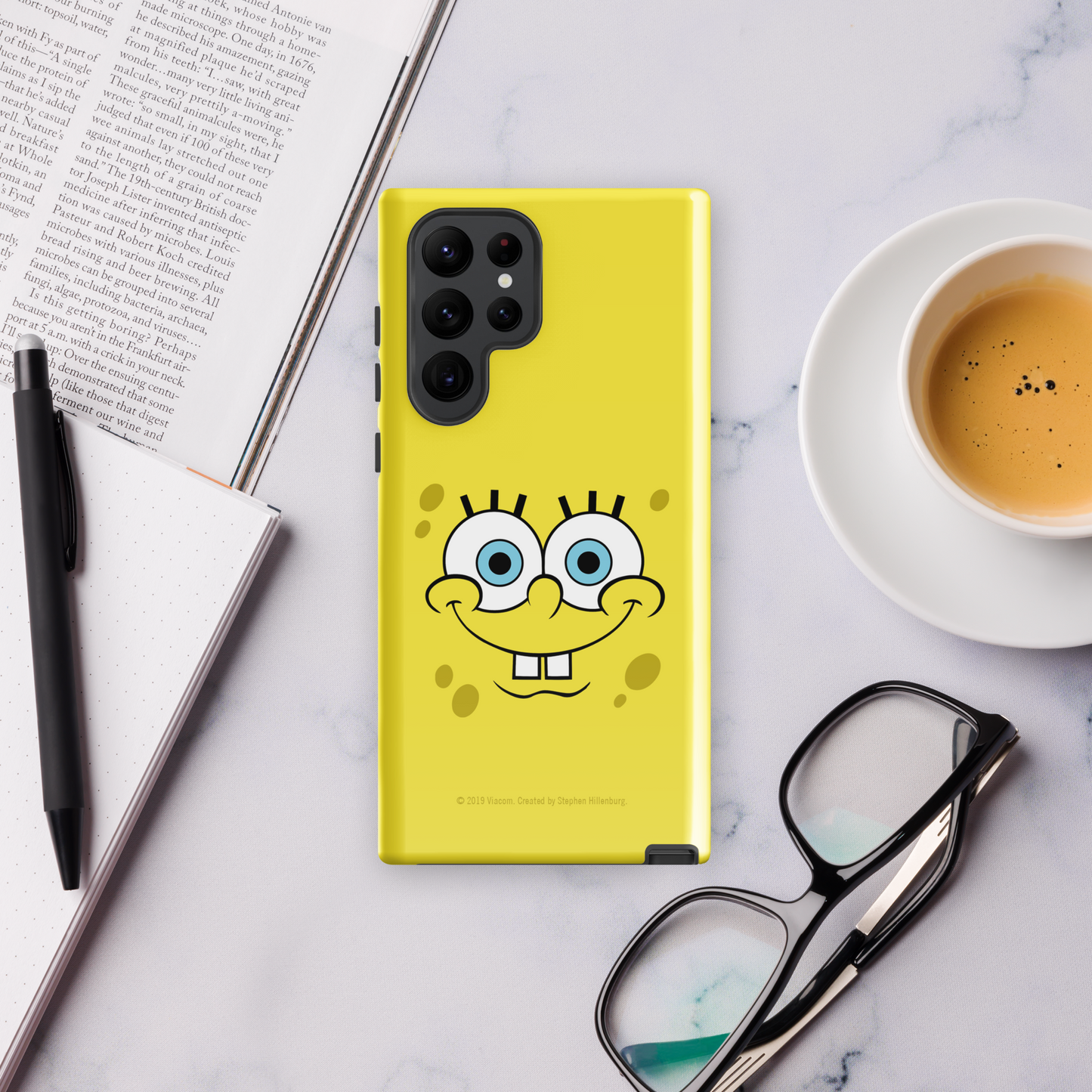 SpongeBob Schwammkopf Happy Face Tough Telefon Fall - Samsung