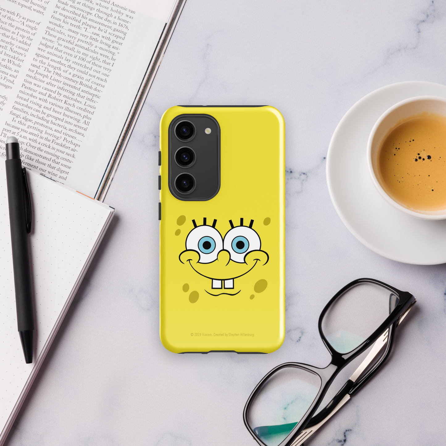 SpongeBob Schwammkopf Happy Face Tough Telefon Fall - Samsung