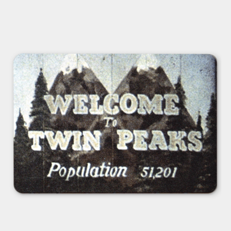 Twin Peaks Welcome Logo Metal Sign