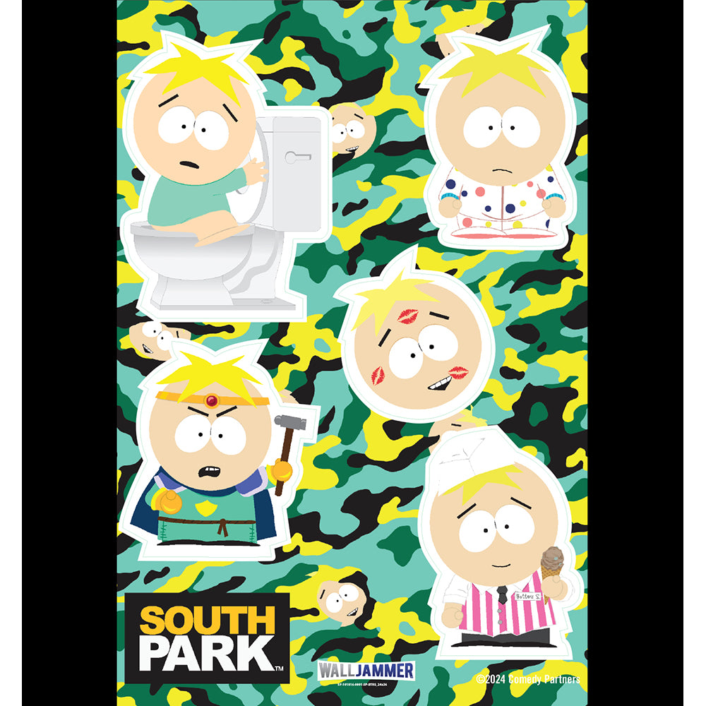 South Park Butters Wandaufkleber Blatt