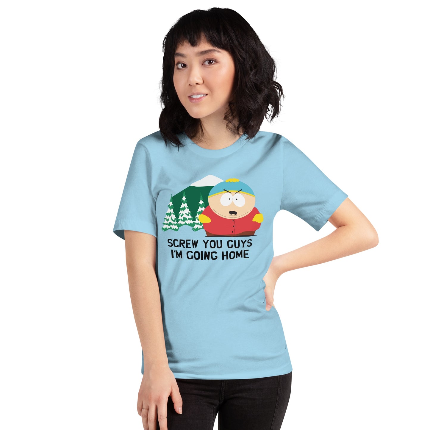 South Park Cartman que os den Adultos Camiseta de manga corta