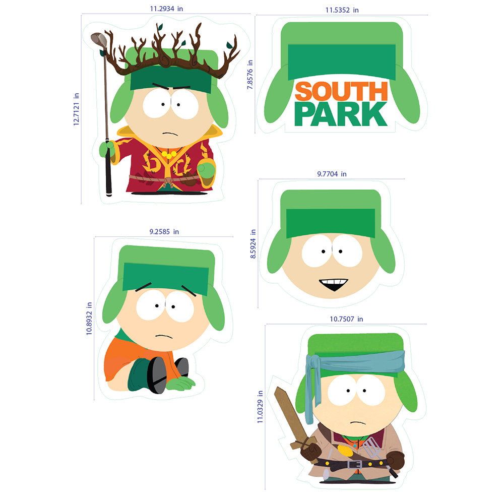 South Park Feuille d'autocollants muraux de Kyle