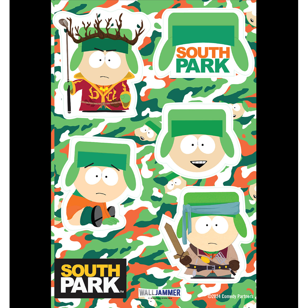 South Park Feuille d'autocollants muraux de Kyle