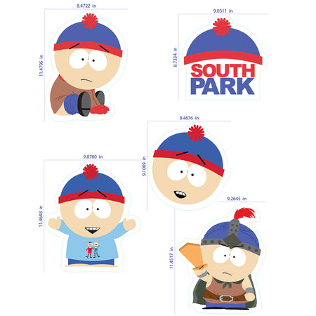 South Park Hoja de adhesivos Stan